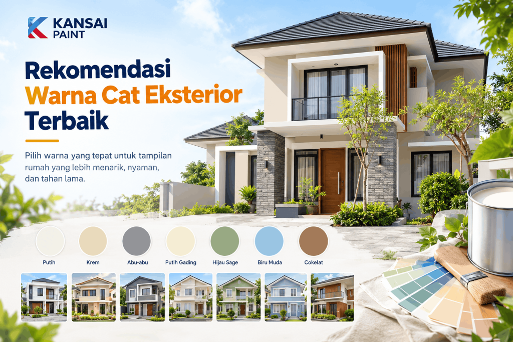 Rekomendasi Warna Cat Eksterior Terbaik 1 Rekomendasi Warna Cat Eksterior Terbaik
